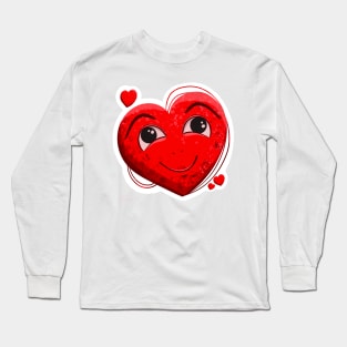 Cute Valentines Heart Long Sleeve T-Shirt